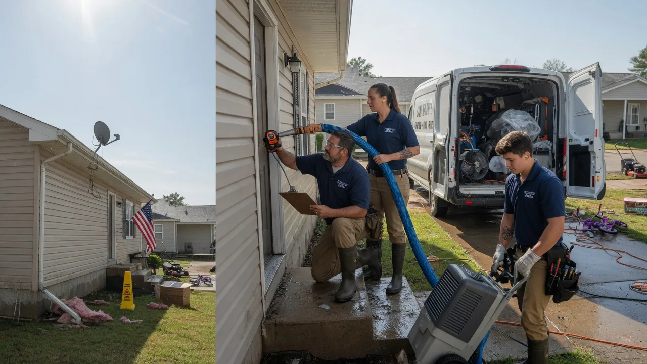 Ceiling Water Damage Restoration in Hessmer, LA near me